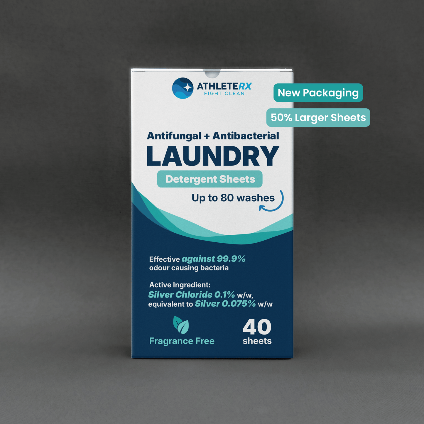 Antibacterial & Antifungal Laundry Detergent Sheets