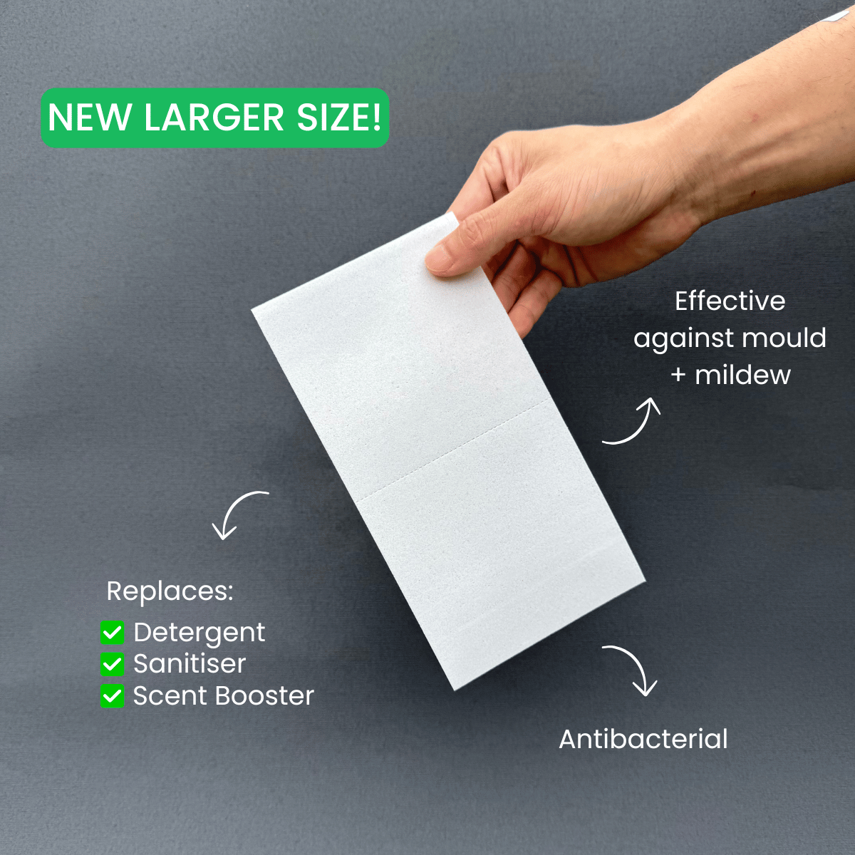 Antibacterial & Antifungal Laundry Detergent Sheets