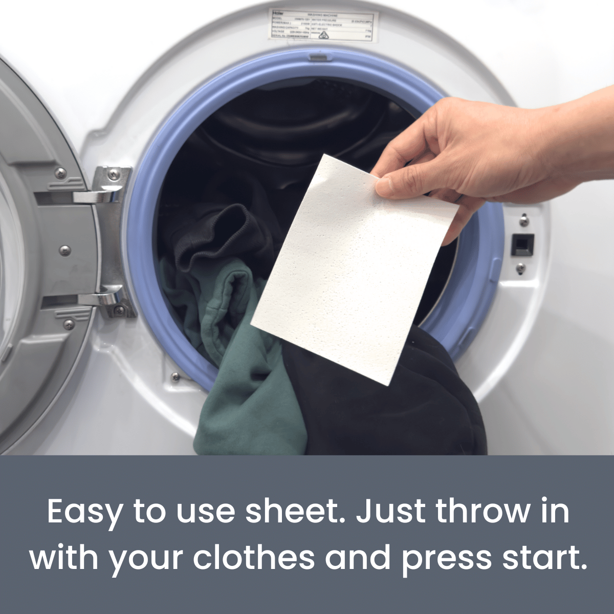 Antibacterial & Antifungal Laundry Detergent Sheets