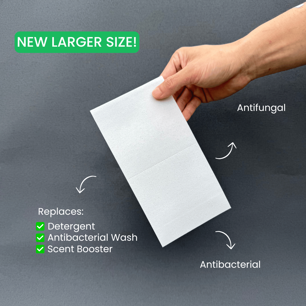 Antibacterial & Antifungal Laundry Detergent Sheets