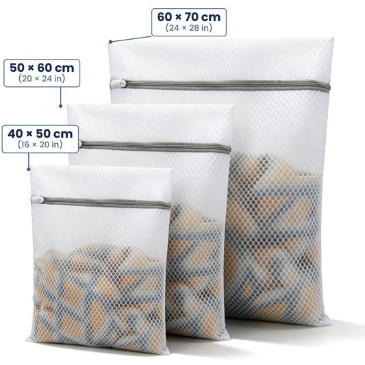 Extra Large Mesh Laundry Bags (3 pack)